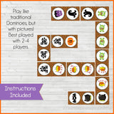 DOMINOES Game {Trick or Treat} PRINTABLE-My Computer is My Canvas