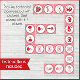 DOMINOES Game {Valentine's Day} PRINTABLE-My Computer is My Canvas