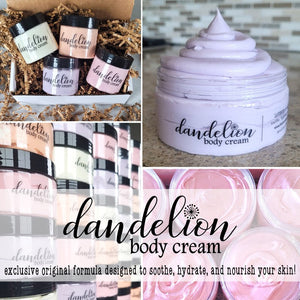 {Dandelion-Infused} BODY CREAM