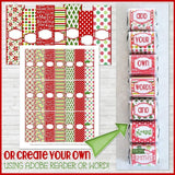 4in1 CHRISTMAS Nugget Wrapper SET {+BLANKS} PRINTABLE-My Computer is My Canvas