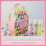 Easter EGG Basket and Lip Balm Label PRINTABLE-My Computer is My Canvas