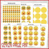 Emoji KISS + Gift Tag Set PRINTABLES-My Computer is My Canvas