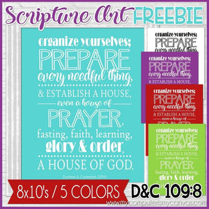 Every Needful Thing {D&C 109:8} FREEBIE Printable