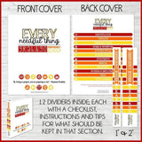 Every Needful Thing {GRAB & GO Vital Documents BINDER KIT} Printable