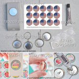 Flag Bottle Cap PRINTABLE {USA}-My Computer is My Canvas