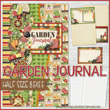 Garden Journal {Half Size 8.5x5.5} PRINTABLE-My Computer is My Canvas