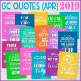 General Conference Quotes {APRIL 2019} FREEBIE-My Computer is My Canvas