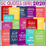 General Conference Quotes {APRIL 2020} FREEBIE