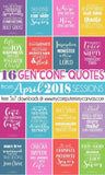 General Conference Quotes {April 2018} FREEBIE-My Computer is My Canvas