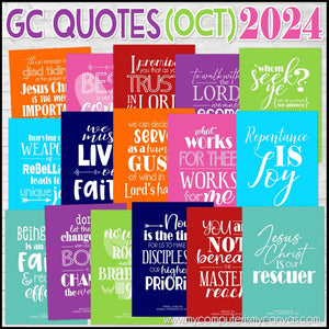 General Conference Quotes {OCT 2024} FREEBIE