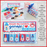 Gnome MINIATURE BAR WRAPS {Snack Baggie: QUARANTINE} PRINTABLE