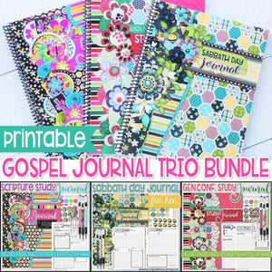 Gospel Journal Trio {BUNDLE} PRINTABLE-My Computer is My Canvas