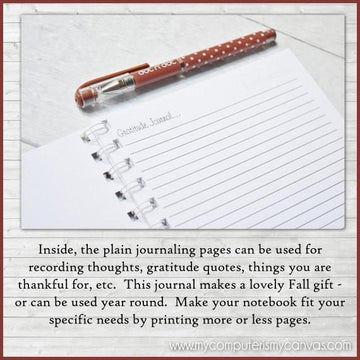Gratitude Journal Notepad