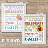 Happy Birthday Subway Art PRINTABLE-My Computer is My Canvas