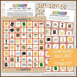 LINE 'Em UP! {BOOK of MORMON} PRINTABLE Game