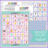 LINE 'Em UP! {Easter} PRINTABLE Game-My Computer is My Canvas