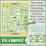 LINE 'Em UP! {St. Patrick's Day} PRINTABLE Game-My Computer is My Canvas