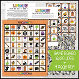 LINE 'Em UP! {TRICK or TREAT} PRINTABLE Game-My Computer is My Canvas