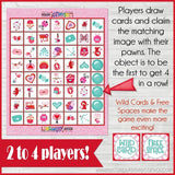 LINE 'Em UP! {VALENTINE} PRINTABLE Game-My Computer is My Canvas