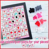 LINE 'Em UP! {VALENTINE} PRINTABLE Game-My Computer is My Canvas