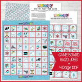 LINE 'Em UP! {WINTER} PRINTABLE Game-My Computer is My Canvas