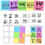 LOVE QUOTE Sticky Notes {NON-ROMANTIC} PRINTABLE