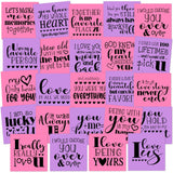 LOVE QUOTE Sticky Notes {Valentine or Anniversary} PRINTABLE