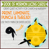 Lacing Cards {BOOK of MORMON} PRINTABLE