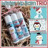 Lip Balm Trio {Winter} PRINTABLE-My Computer is My Canvas