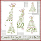 Luke 2 Christmas Tree Subway Art PRINTABLE-My Computer is My Canvas