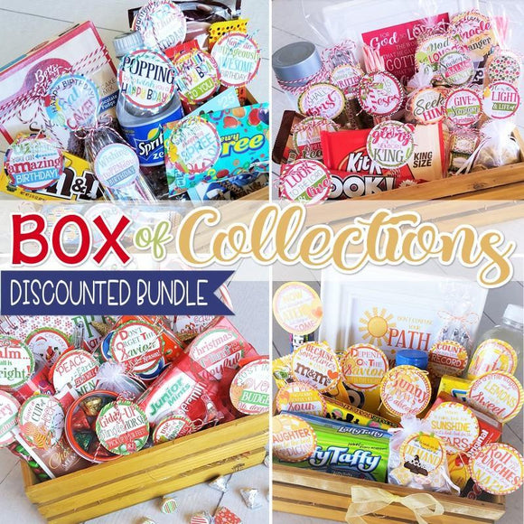 MEGA Gift Tag Bundle {Box of Collection: Birthday, Sunshine, Nativity, Christmas} PRINTABLE