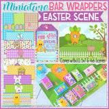 MINIATURE BAR WRAPS {Easter Scene} PRINTABLE-My Computer is My Canvas