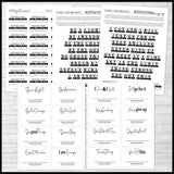 MORSE CODE BRACELET Printable {MOTIVATIONAL Sayings} 16-Card BUNDLE