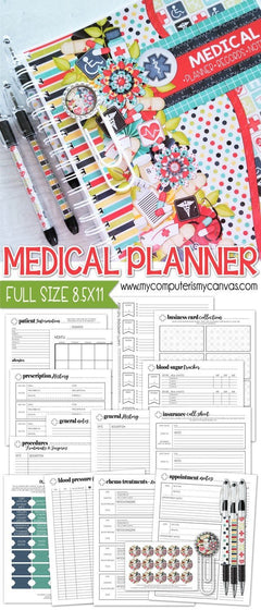 Planner Kit {Blank Inserts ONLY} PRINTABLE – My Computer is My