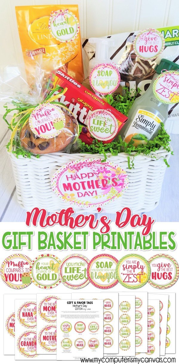 DIY Dollar Tree Mother's Day Gift Basket - Prudent Penny Pincher
