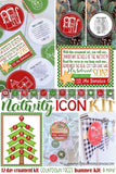 NATIVITY ICON KIT {Ornament Gift Set & Banner} PRINTABLE