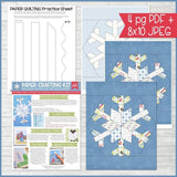 Paper Crafting Kit {SNOWFLAKE} PRINTABLE-My Computer is My Canvas