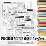 Placemat Activity Sheets {EASTER} PRINTABLE