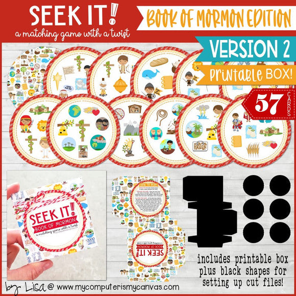 SEEK IT! Book of Mormon Edition {VERSION 2} PRINTABLE