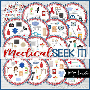 SEEK IT! {Medical} PRINTABLE Matching Game-My Computer is My Canvas