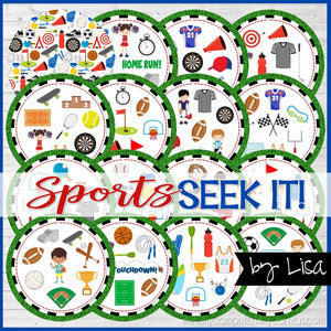 SEEK IT! {Sports} PRINTABLE Matching Game-My Computer is My Canvas