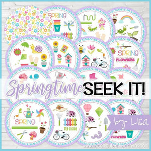 SEEK IT! {Springtime} PRINTABLE Matching Game-My Computer is My Canvas