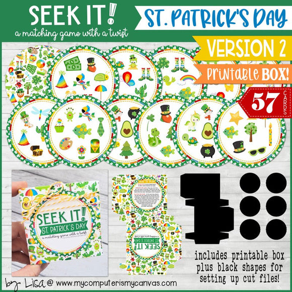 SEEK IT! St. Patrick's Edition {VERSION 2} PRINTABLE