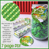 St. Patrick's Day Nugget Wrappers {LUCKY} PRINTABLE-My Computer is My Canvas