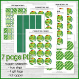 St. Patrick's Day Nugget Wrappers {LUCKY} PRINTABLE-My Computer is My Canvas