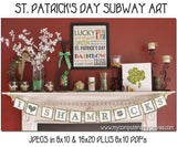 St. Patrick's Day or March Subway Art PRINTABLE-My Computer is My Canvas