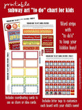 Subway Art Chore Chart & Boredom Buster PRINTABLE-My Computer is My Canvas