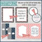 DIY Sunday Lesson Kit #1 {Blank Editable Template} PRINTABLE-My Computer is My Canvas