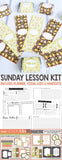 DIY Sunday Lesson Kit #12 {Blank Editable Template} PRINTABLE-My Computer is My Canvas