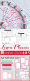 DIY Sunday Lesson Kit #5 {Blank Editable Template} PRINTABLE-My Computer is My Canvas